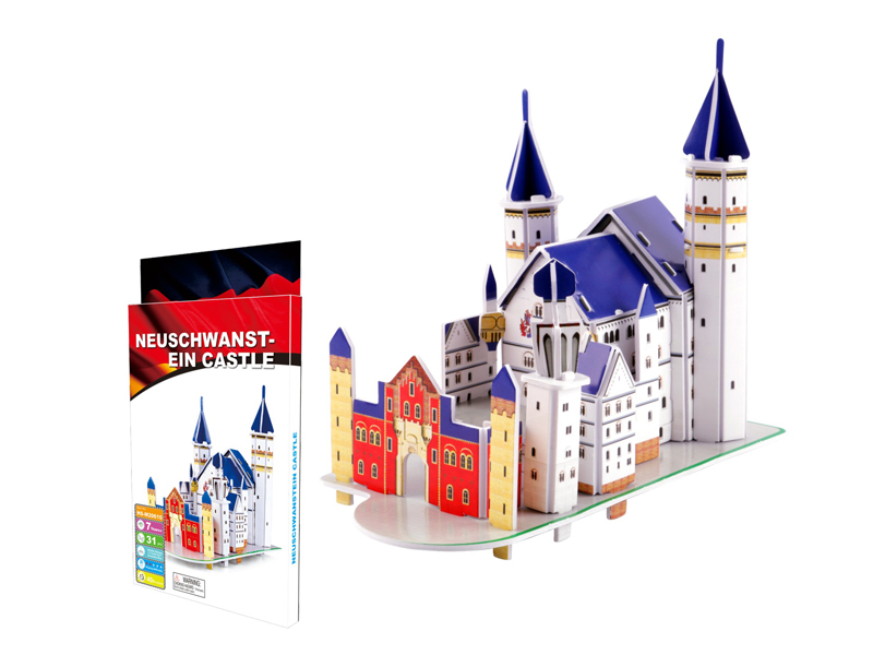 31Pcs 3D Puzzle Swan Castle
