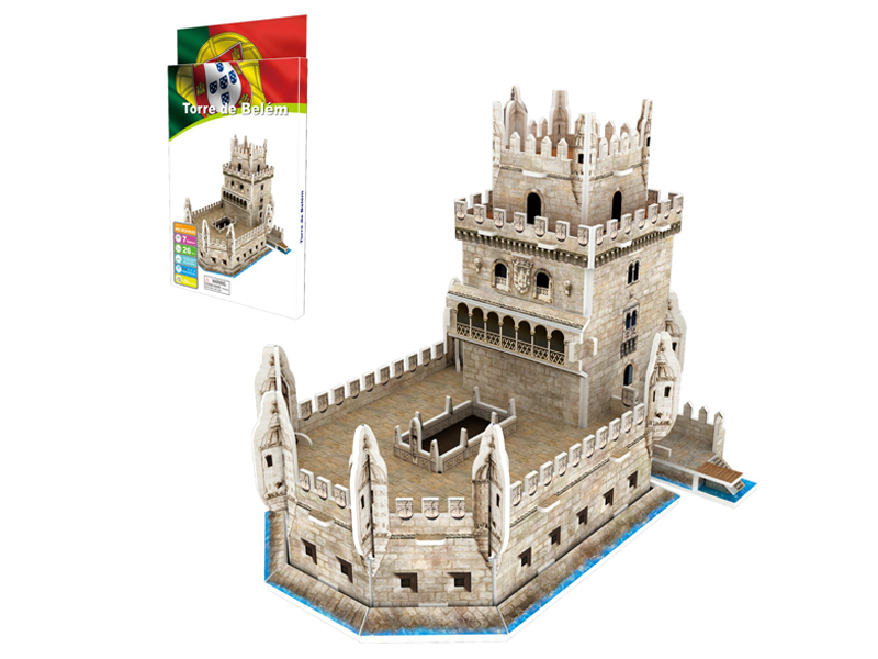 26Pcs 3D Puzzle Belem Tower