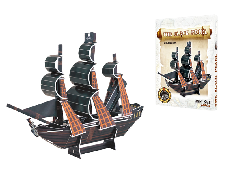 24Pcs 3D Puzzle Black Pearl