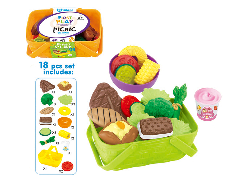 Picnic Basket Fruits And Vegetables Series