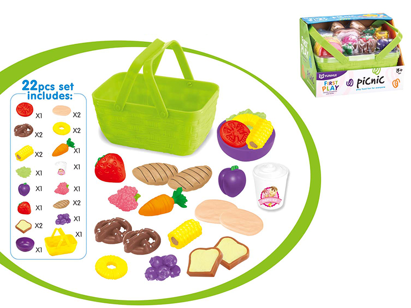 Picnic Basket Fruits And Vegetables Series