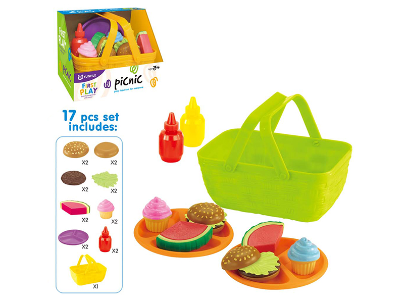 Picnic Basket Fruits And Foods Series