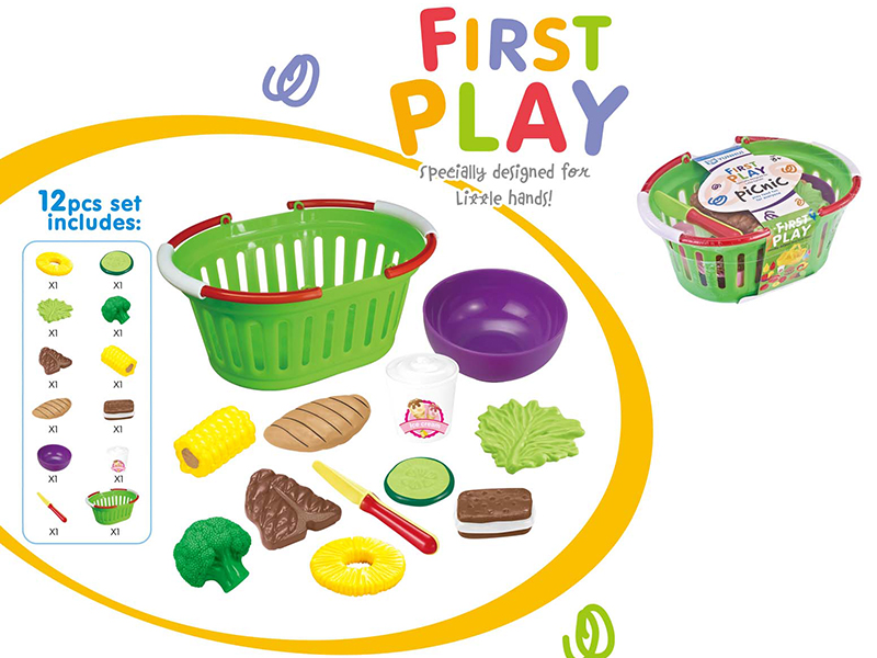 Basket Vegetable And Food Series