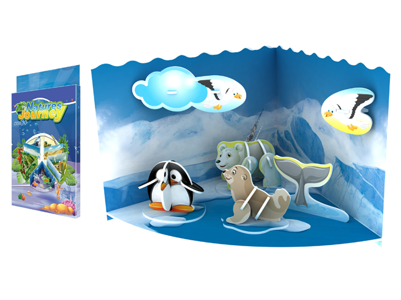 26Pcs 3D Puzzle Nature Tour -  Arctic