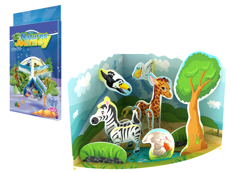 20Pcs 3D Puzzle Nature Tour - African Prairies