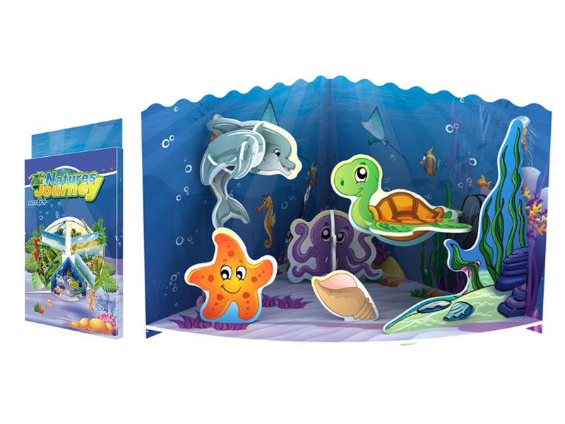 17Pcs 3D Puzzle Nature Tour - Underwater World