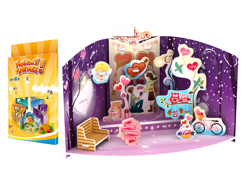 20Pcs 3D Puzzle Valentine'S Day