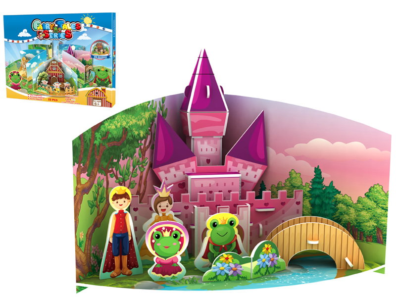 21Pcs 3D Puzzle Fairy Tale Series - Prince And Princess