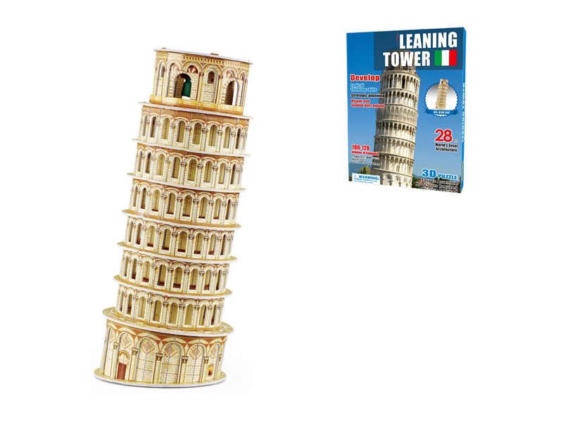 28Pcs 3D Puzzle The Leaning Tower Of Pisa