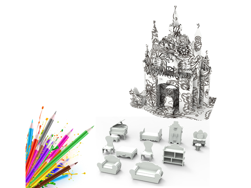 71Pcs 3D Puzzle Castle