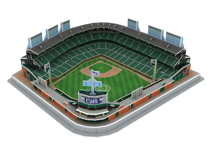 69PCS 3D Puzzle Rigley Baseball Stadium