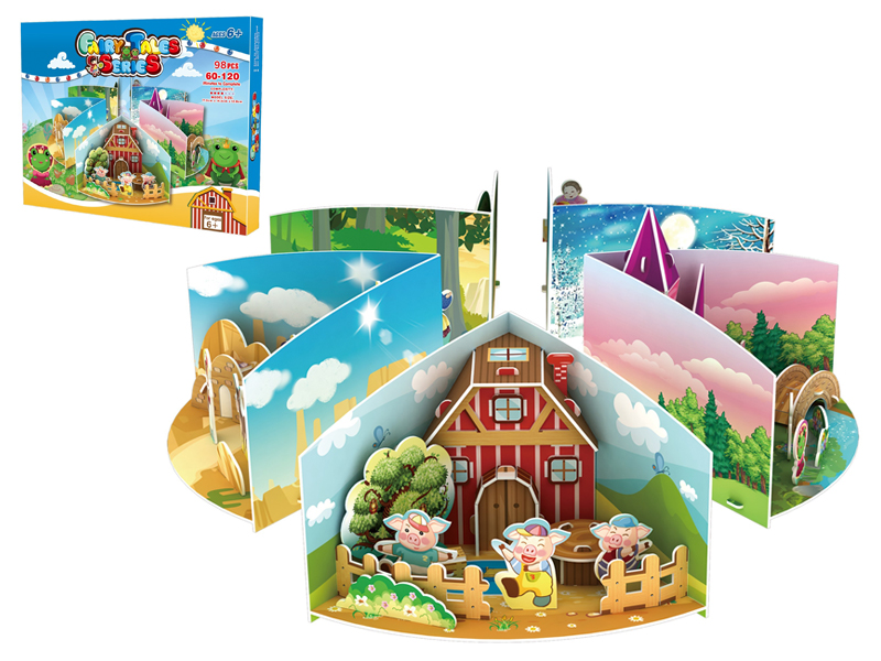99Pcs 3D Puzzle Fairy Tale Series