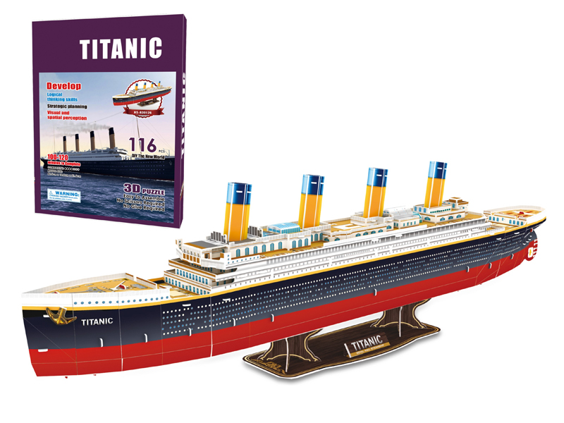 116Pcs 3D Puzzle Titanic (Collector'S Edition)