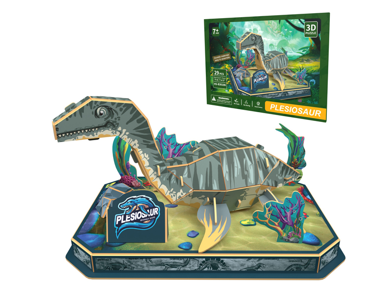 29Pcs 3D Puzzle Plesiosaur