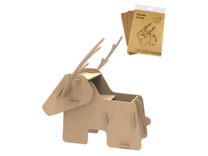 11Pcs 3D Puzzle Deer Storage Rack