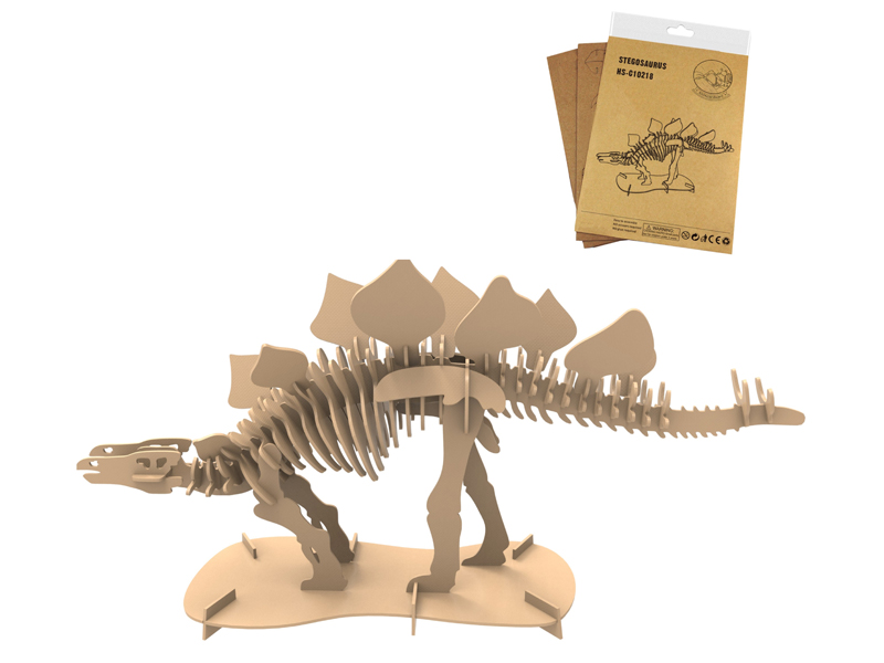 62Pcs 3D Puzzle Stegosaurus