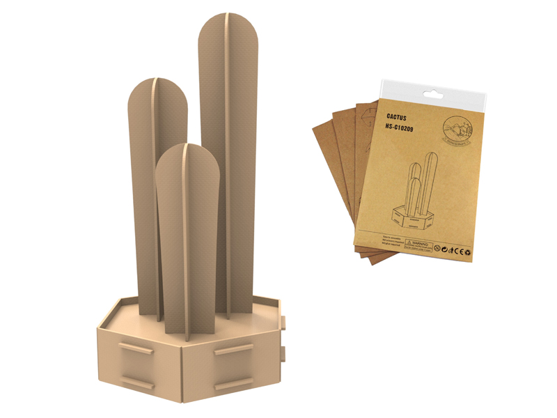 14Pcs 3D Puzzle Cactus