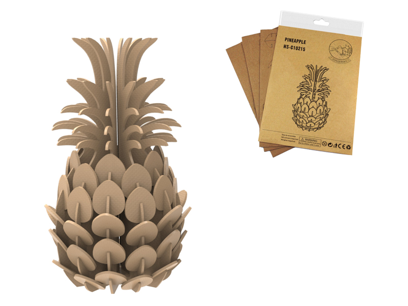 74Pcs 3D Puzzle Pineapple