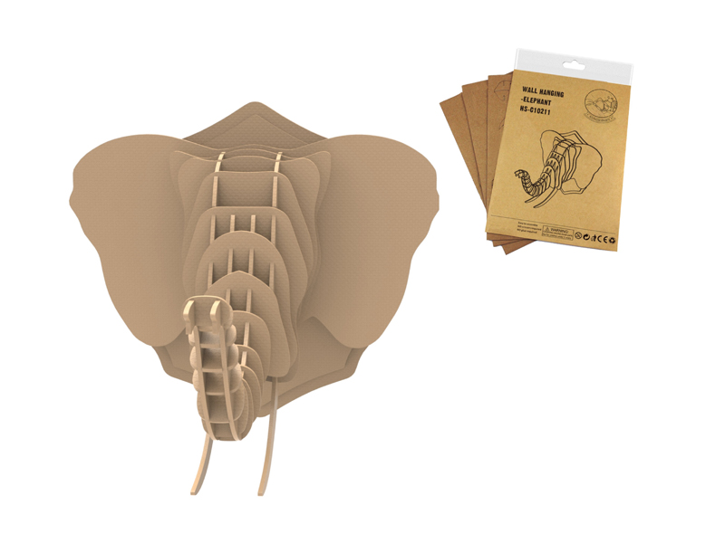 24Pcs 3D Puzzle Hanger - Elephant