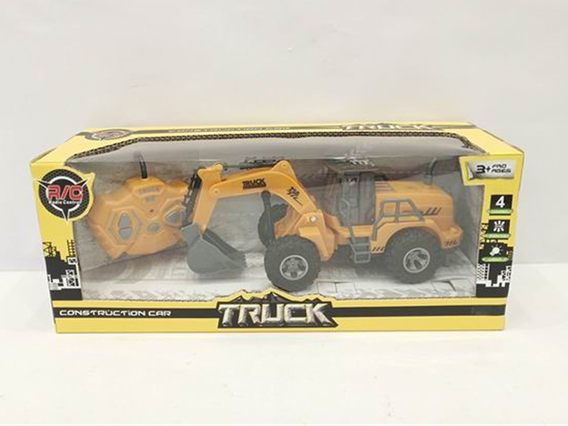4-Channel Remote Control Engineering Truck With Light(Not Included  Batteries)