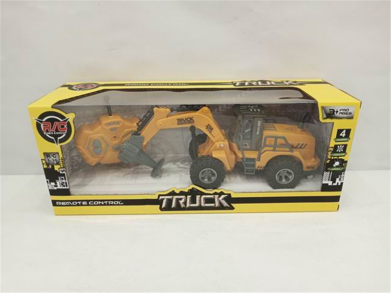 4-Channel Remote Control Engineering Truck With Light(Not Included  Batteries)