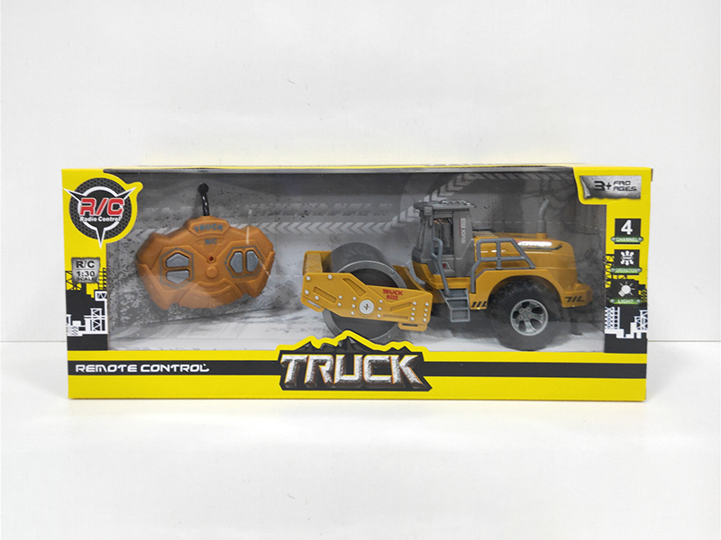 1:30 4-Channel Remote Control Road Roller With Light(Not Included  Batteries)