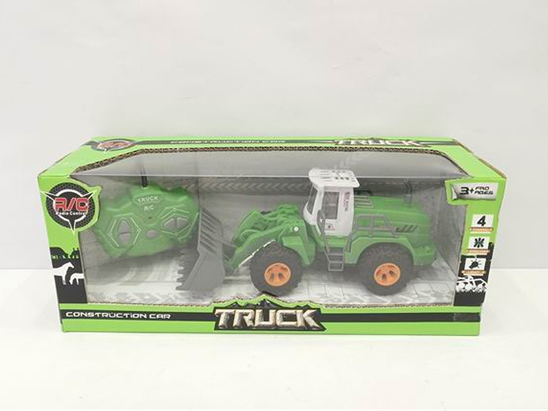 4-Channel Remote Control Farm Tractor With Light(Not Included  Batteries)