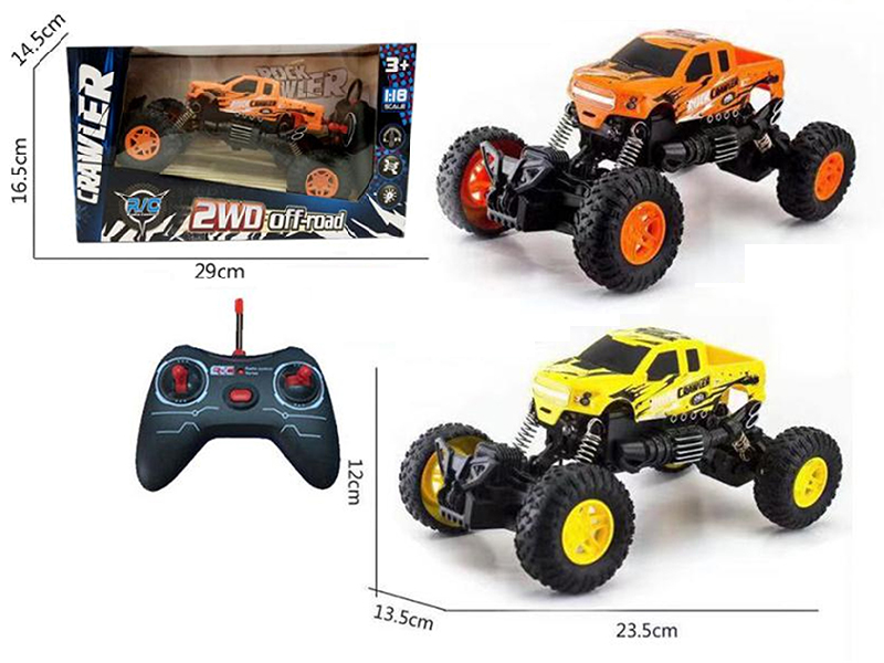 1:18 4-Channel Remote Control Pickup Truck With Light(Not Included  Batteries)