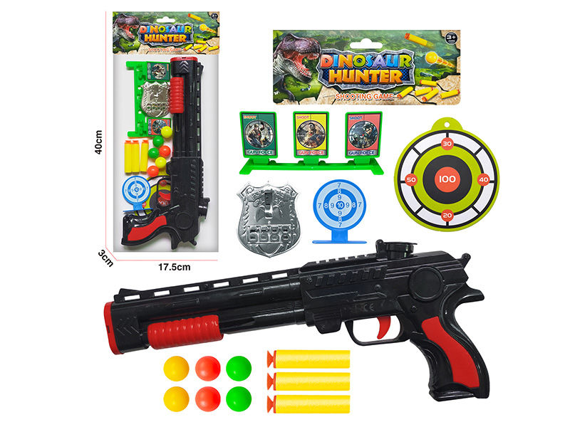 Soft Bullet & Ping-Pong Ball Gun Toys