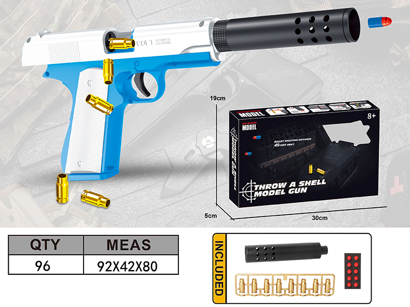 Colt 1911 Shell Throwing Soft Bullet Gun