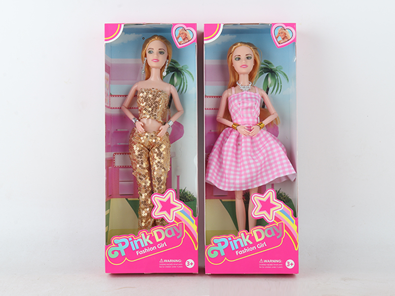 11 Inch Solid Body 11 Joint Doll Wearing Necklace, Bracelet, Earrings