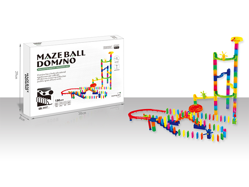 130PCS Domino Ball Track Building Blocks
