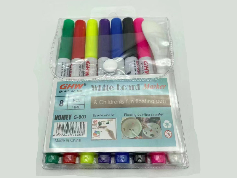 White Board Marker & Children's Fun Floating Pen 7pcs With Spoon