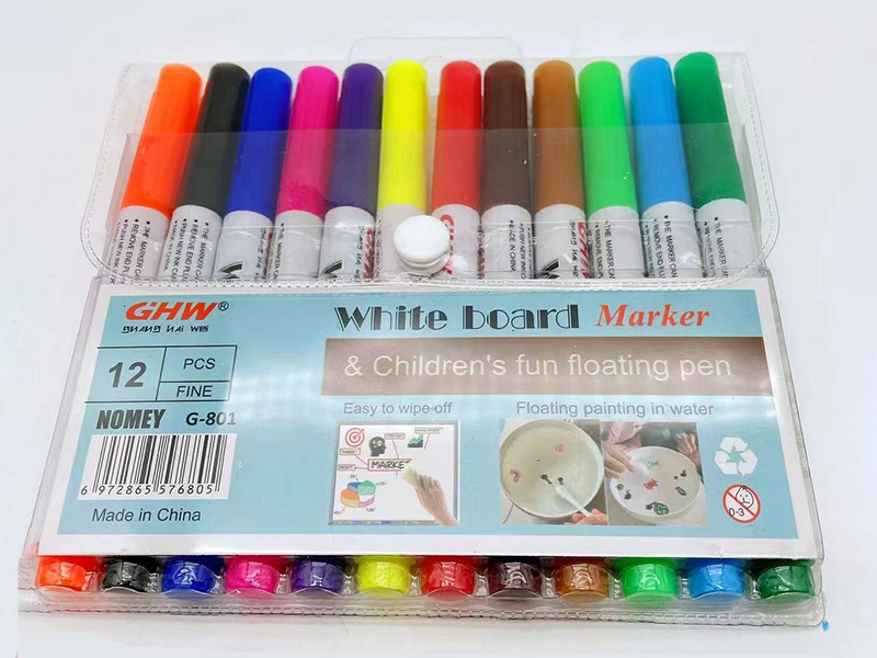 White Board Marker & Children's Fun Floating Pen 12pcs