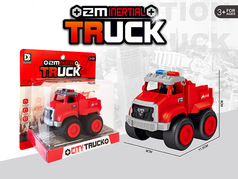 Friction City Fire Engine