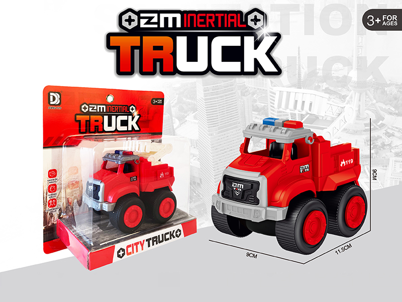 Friction City Fire Engine