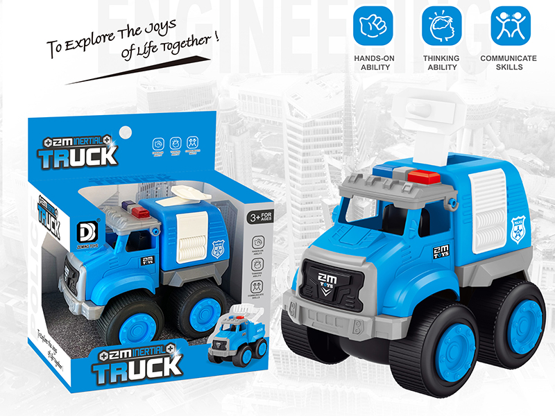 Friction City Police Car