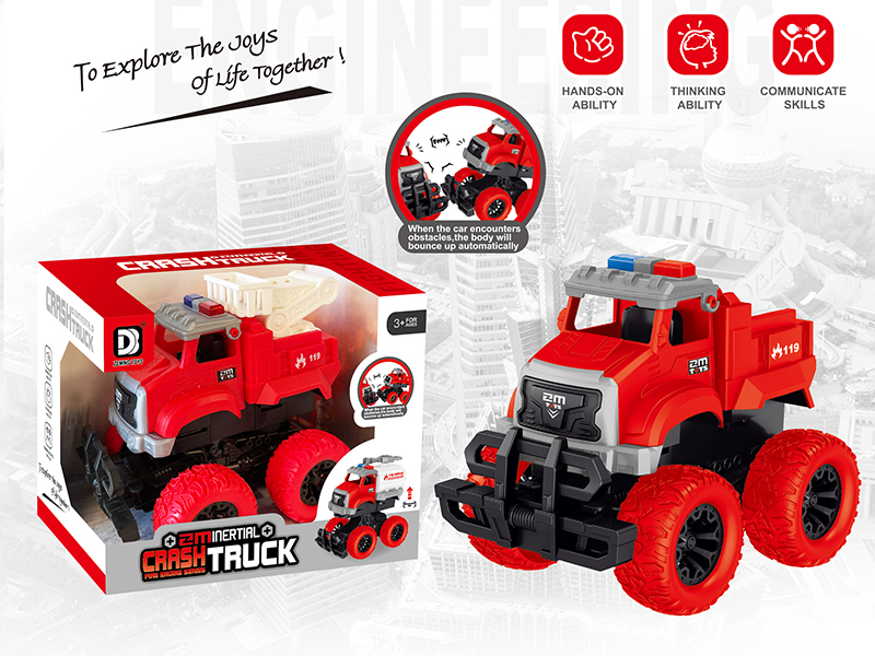 Friction Crash Fire Engine