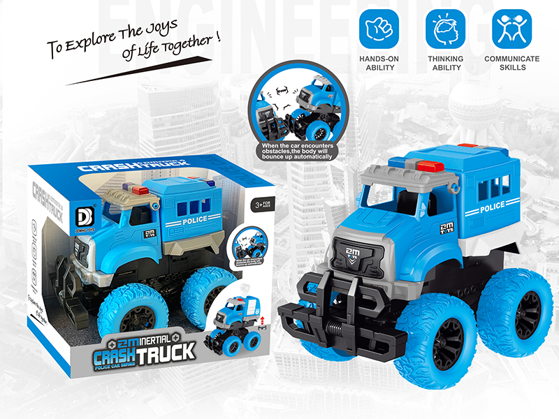 Friction Crash Fire Engine