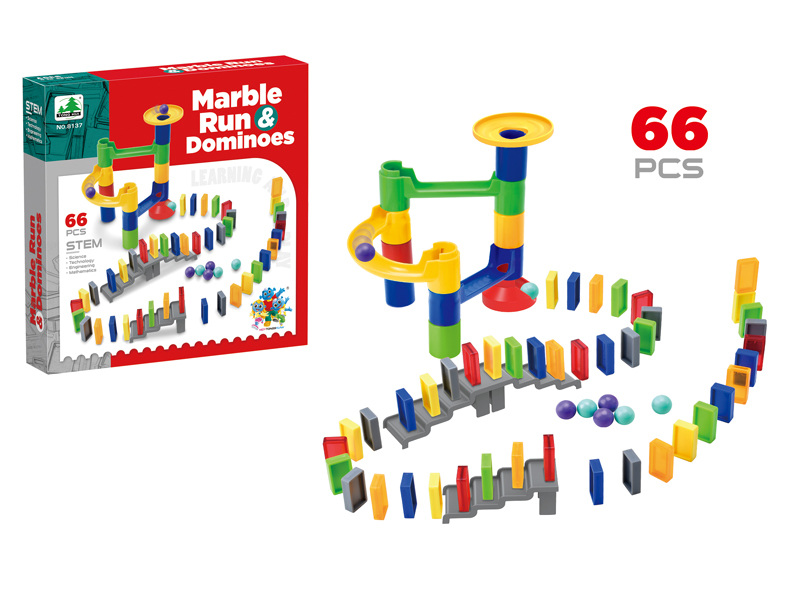 66PCS Ball Domino Game Toy