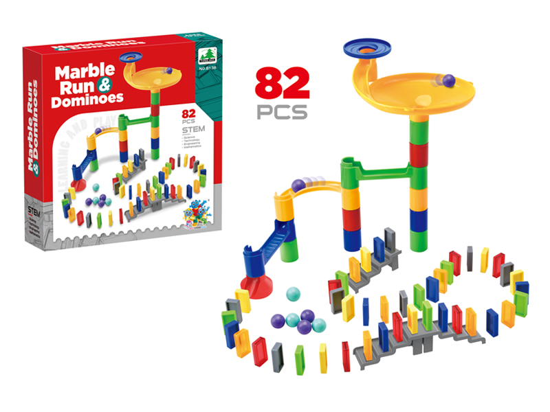 82PCS Ball Domino Game Toy