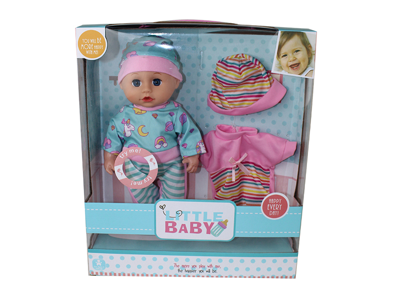 12-Inch Baby Doll Set With 4 Sounds IC