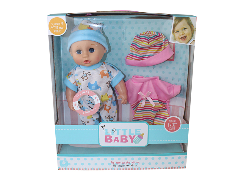 12-Inch Baby Doll Set With 4 Sounds IC