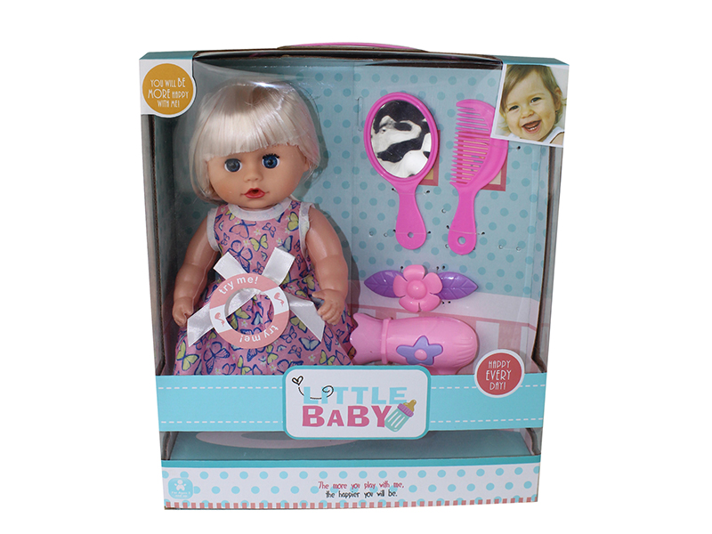 12-Inch Baby Doll Set With 4 Sounds IC