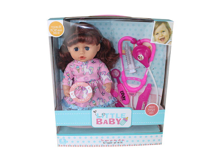 12-Inch Baby Doll Set With 4 Sounds IC