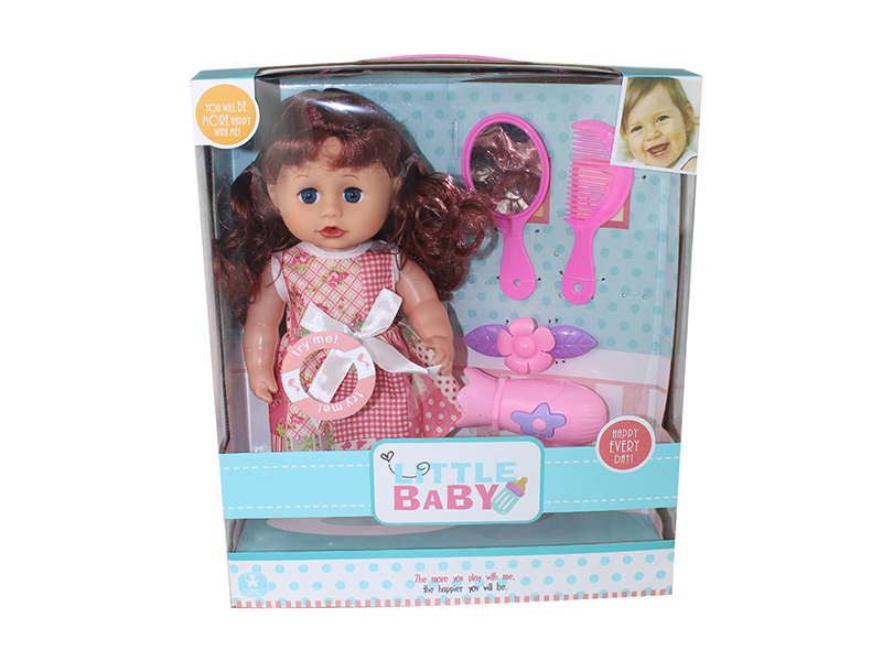 12-Inch Baby Doll Set With 4 Sounds IC