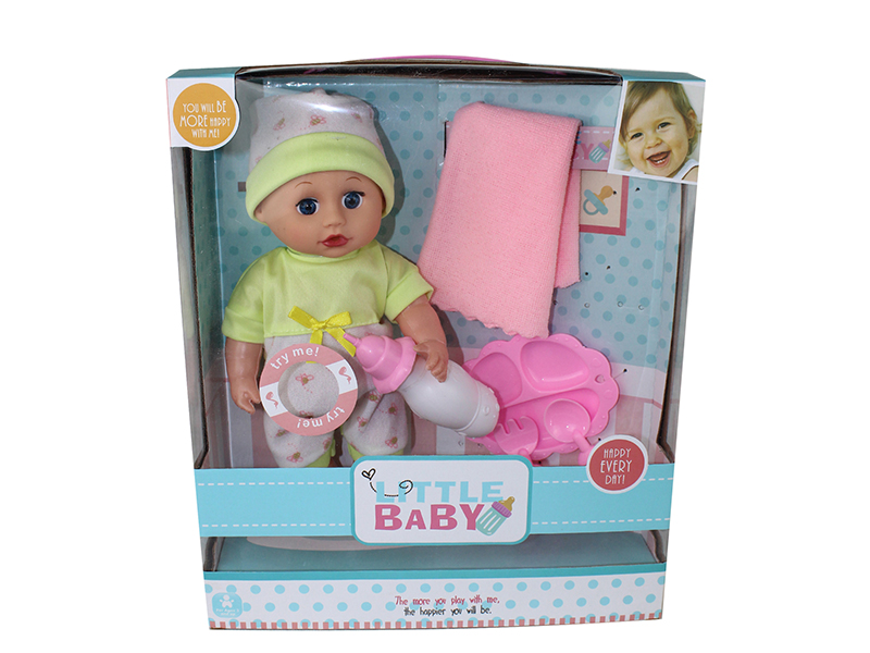 12-Inch Baby Doll Set With 4 Sounds IC