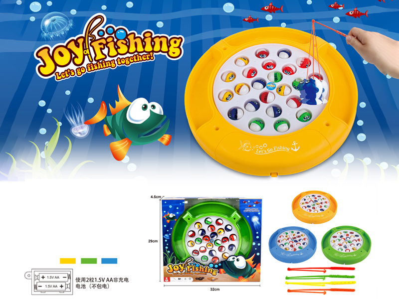 B/O Circular Fishing Table With Music(24 Fish)