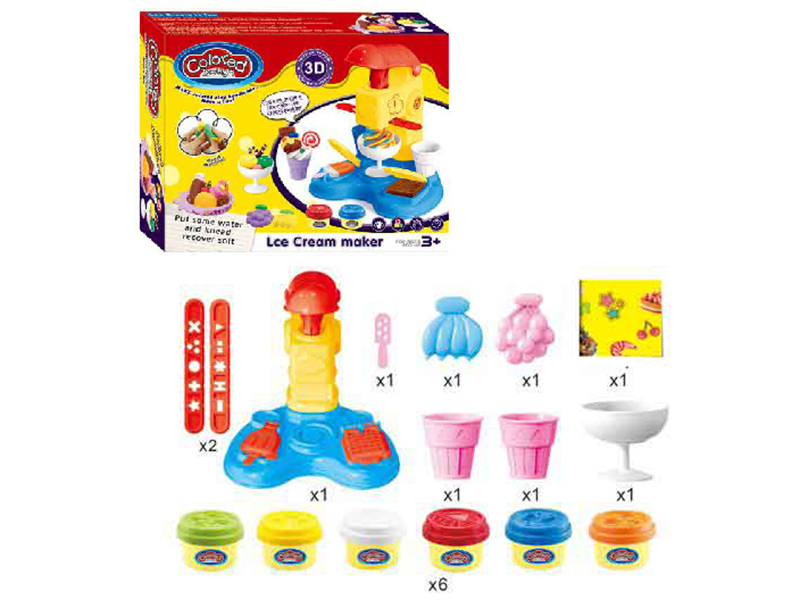 Ice Cream Maker Play Dough Set