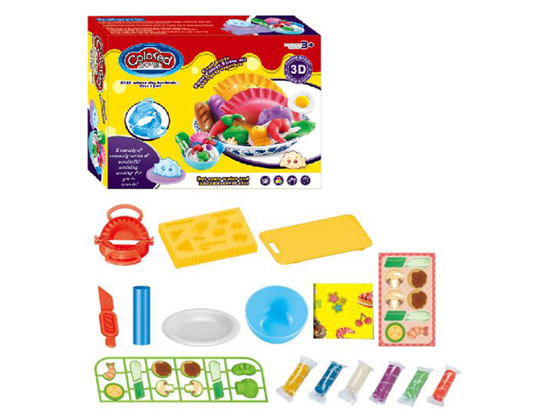 DIY Dumpling Play Dough Set